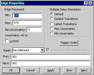 Improved edge properties