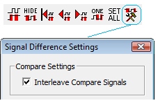 compare intreleave setting