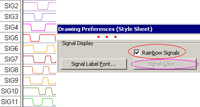 Rainbow Signals are Colorful